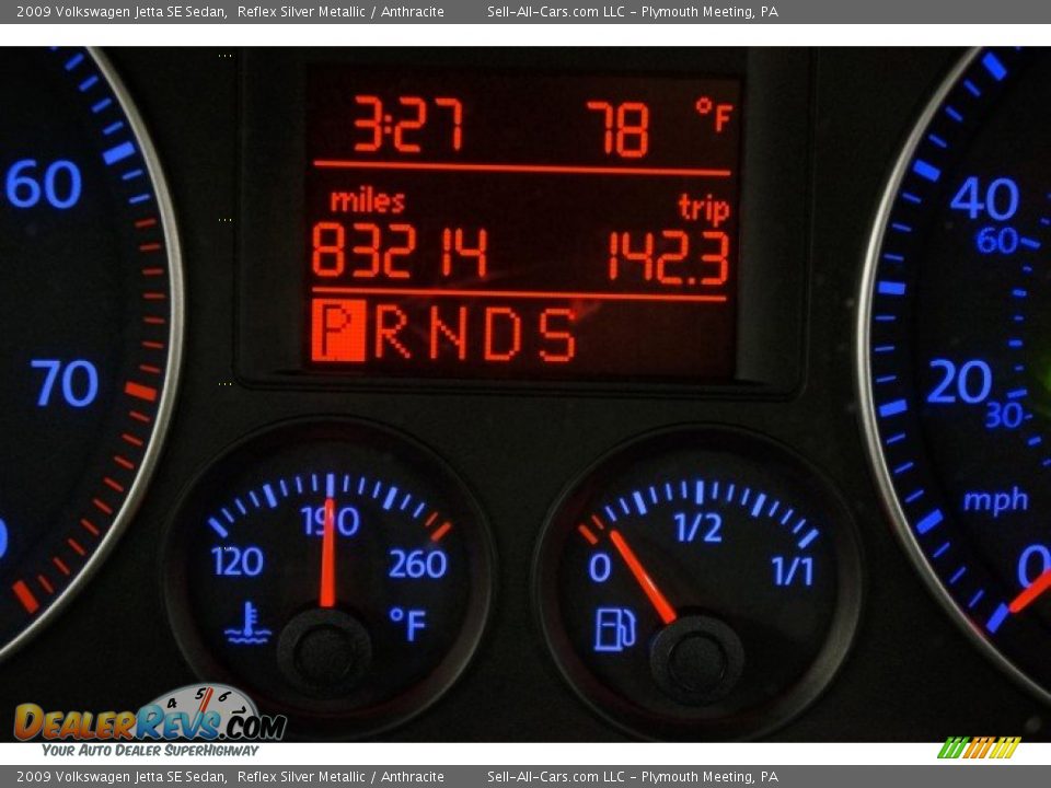 2009 Volkswagen Jetta SE Sedan Reflex Silver Metallic / Anthracite Photo #35