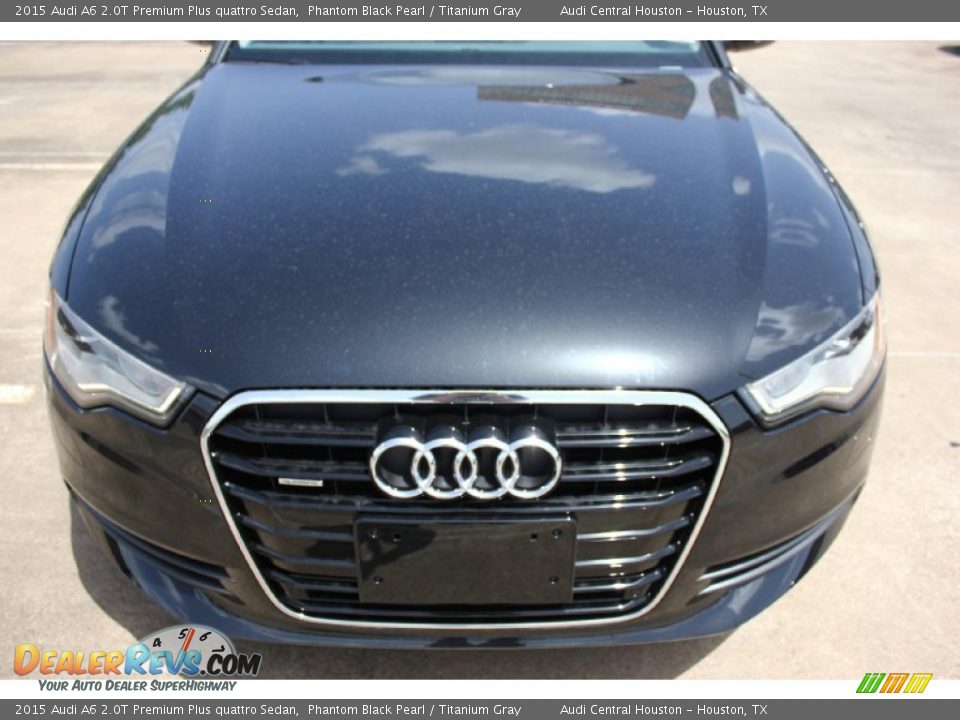 2015 Audi A6 2.0T Premium Plus quattro Sedan Phantom Black Pearl / Titanium Gray Photo #2