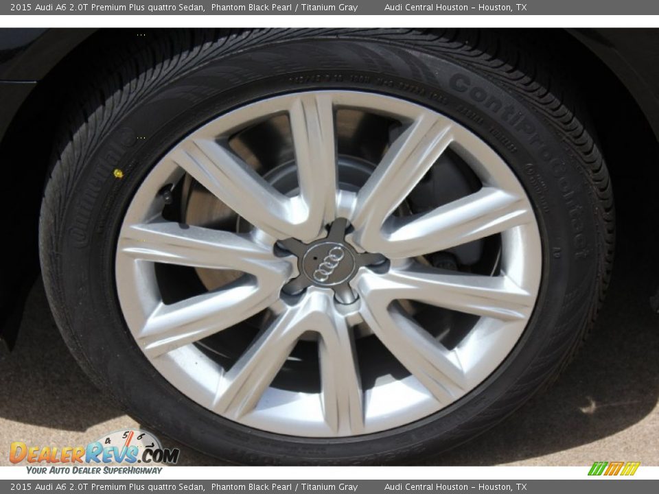 2015 Audi A6 2.0T Premium Plus quattro Sedan Phantom Black Pearl / Titanium Gray Photo #4
