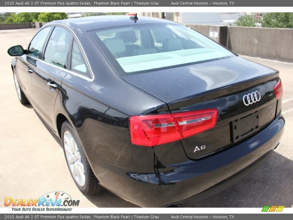 2015 Audi A6 2.0T Premium Plus quattro Sedan Phantom Black Pearl / Titanium Gray Photo #6