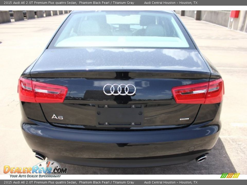 2015 Audi A6 2.0T Premium Plus quattro Sedan Phantom Black Pearl / Titanium Gray Photo #7