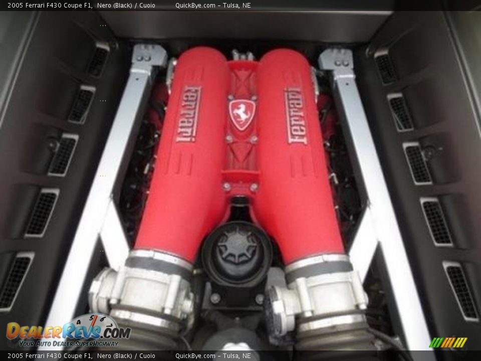 2005 Ferrari F430 Coupe F1 Nero (Black) / Cuoio Photo #14