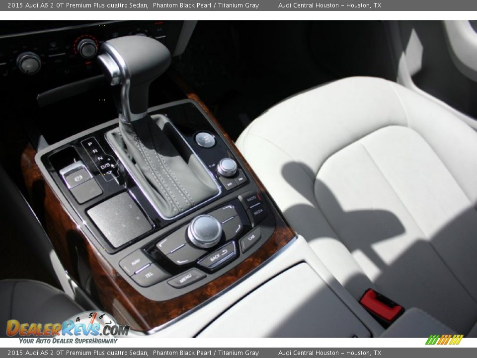 2015 Audi A6 2.0T Premium Plus quattro Sedan Phantom Black Pearl / Titanium Gray Photo #13