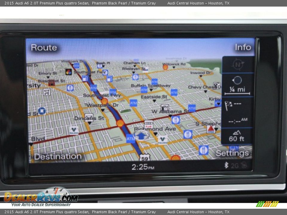 2015 Audi A6 2.0T Premium Plus quattro Sedan Phantom Black Pearl / Titanium Gray Photo #16