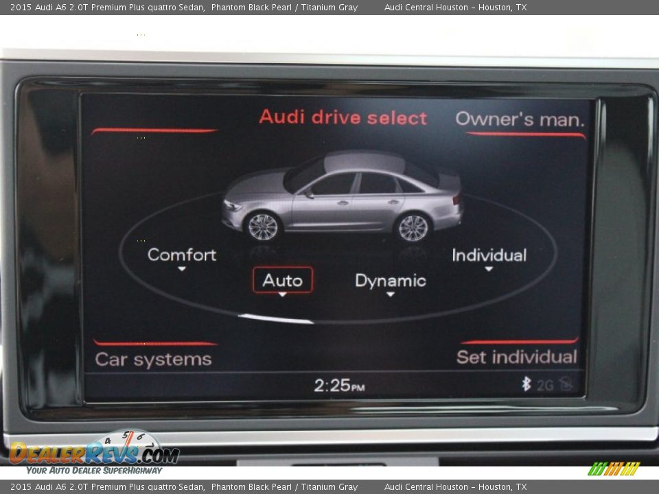 2015 Audi A6 2.0T Premium Plus quattro Sedan Phantom Black Pearl / Titanium Gray Photo #19