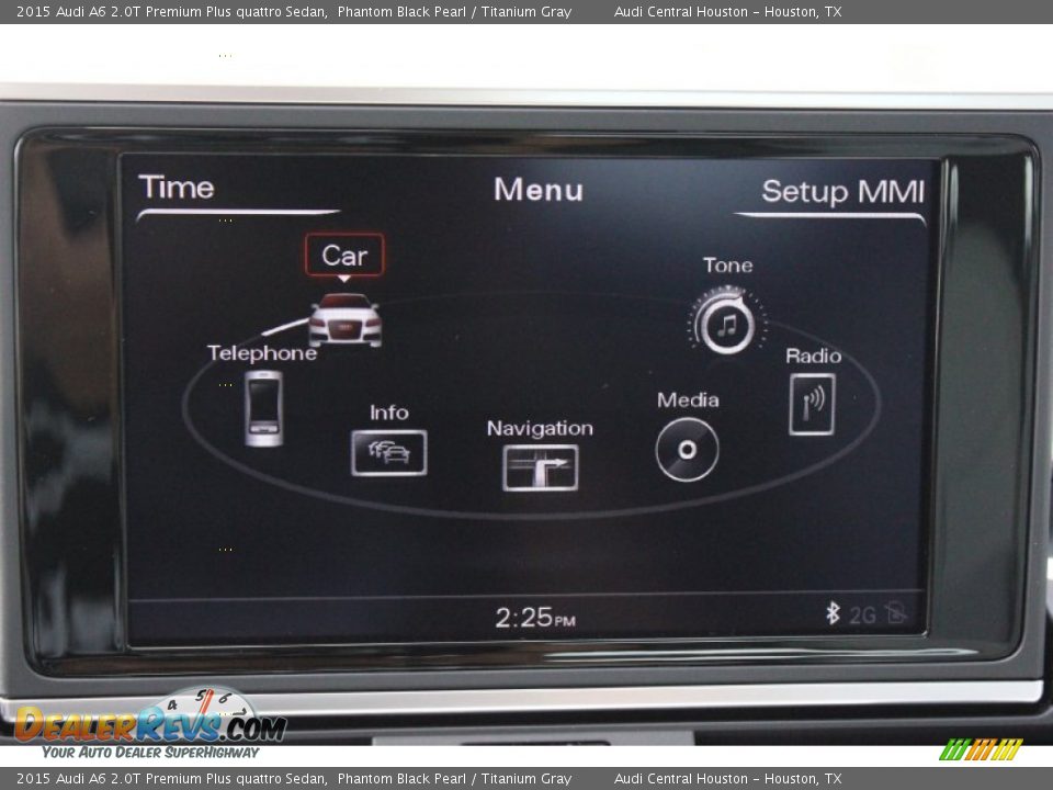 2015 Audi A6 2.0T Premium Plus quattro Sedan Phantom Black Pearl / Titanium Gray Photo #20