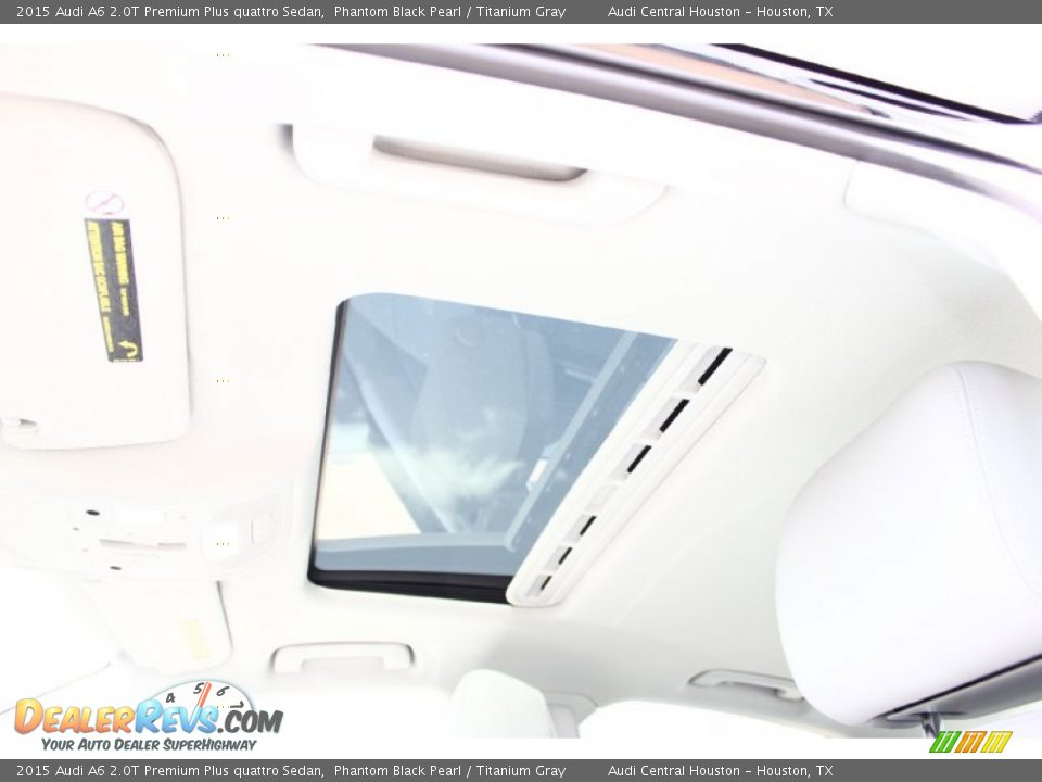 2015 Audi A6 2.0T Premium Plus quattro Sedan Phantom Black Pearl / Titanium Gray Photo #23