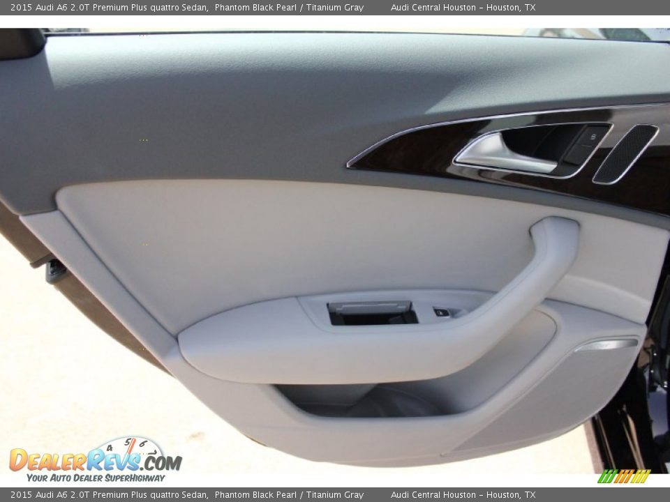 2015 Audi A6 2.0T Premium Plus quattro Sedan Phantom Black Pearl / Titanium Gray Photo #24
