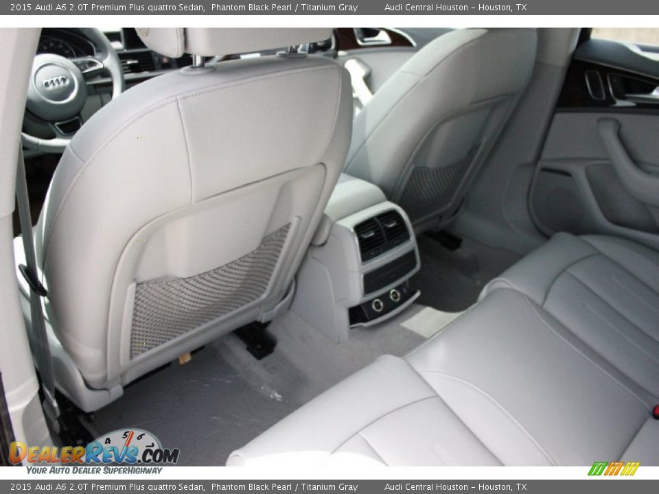 2015 Audi A6 2.0T Premium Plus quattro Sedan Phantom Black Pearl / Titanium Gray Photo #25