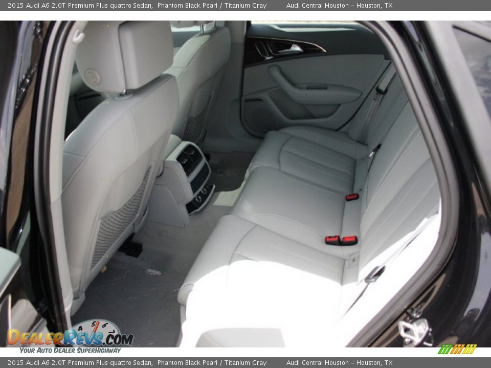 2015 Audi A6 2.0T Premium Plus quattro Sedan Phantom Black Pearl / Titanium Gray Photo #26