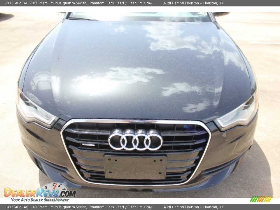 2015 Audi A6 2.0T Premium Plus quattro Sedan Phantom Black Pearl / Titanium Gray Photo #2