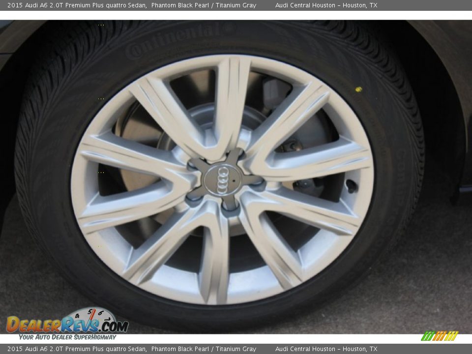 2015 Audi A6 2.0T Premium Plus quattro Sedan Phantom Black Pearl / Titanium Gray Photo #4