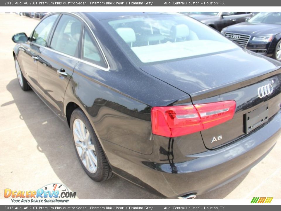 2015 Audi A6 2.0T Premium Plus quattro Sedan Phantom Black Pearl / Titanium Gray Photo #6