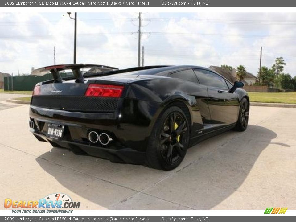 2009 Lamborghini Gallardo LP560-4 Coupe Nero Noctis (Black) / Nero Perseus Photo #3