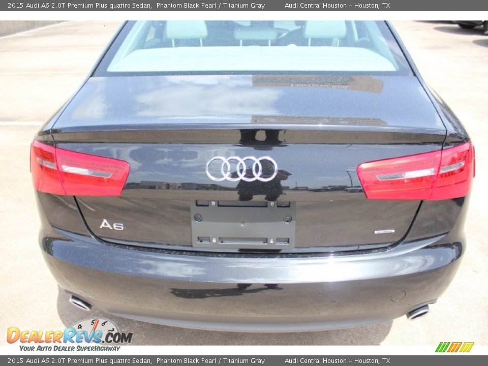 2015 Audi A6 2.0T Premium Plus quattro Sedan Phantom Black Pearl / Titanium Gray Photo #7
