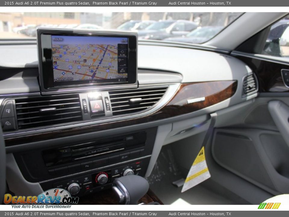2015 Audi A6 2.0T Premium Plus quattro Sedan Phantom Black Pearl / Titanium Gray Photo #13
