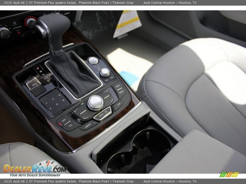2015 Audi A6 2.0T Premium Plus quattro Sedan Phantom Black Pearl / Titanium Gray Photo #14