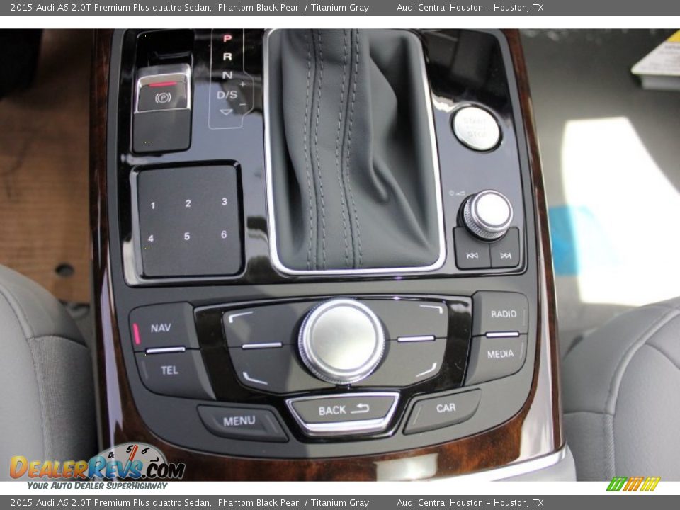 2015 Audi A6 2.0T Premium Plus quattro Sedan Phantom Black Pearl / Titanium Gray Photo #16