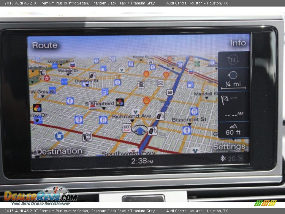 2015 Audi A6 2.0T Premium Plus quattro Sedan Phantom Black Pearl / Titanium Gray Photo #17