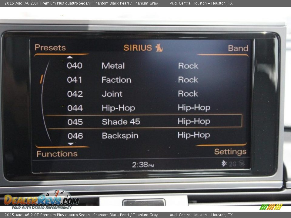 2015 Audi A6 2.0T Premium Plus quattro Sedan Phantom Black Pearl / Titanium Gray Photo #19