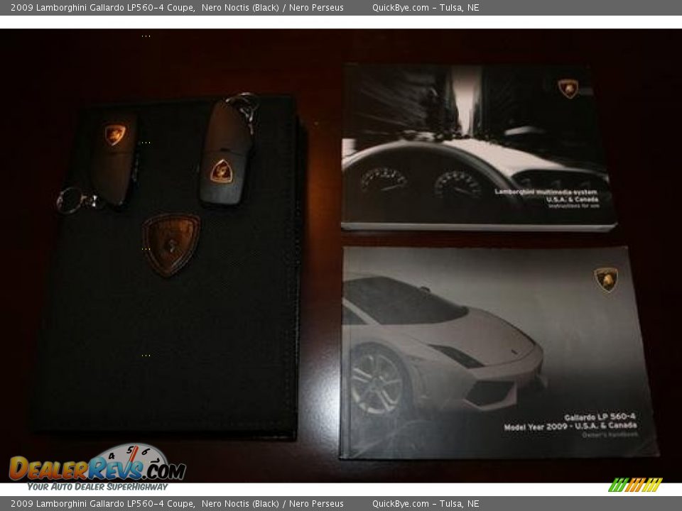 2009 Lamborghini Gallardo LP560-4 Coupe Nero Noctis (Black) / Nero Perseus Photo #18