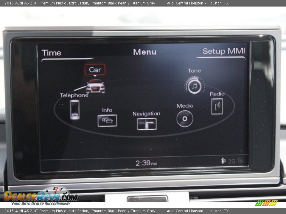 2015 Audi A6 2.0T Premium Plus quattro Sedan Phantom Black Pearl / Titanium Gray Photo #21