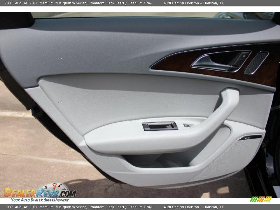 2015 Audi A6 2.0T Premium Plus quattro Sedan Phantom Black Pearl / Titanium Gray Photo #24