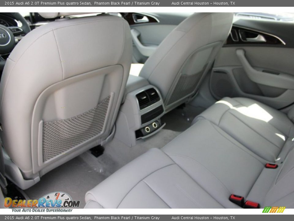 2015 Audi A6 2.0T Premium Plus quattro Sedan Phantom Black Pearl / Titanium Gray Photo #25