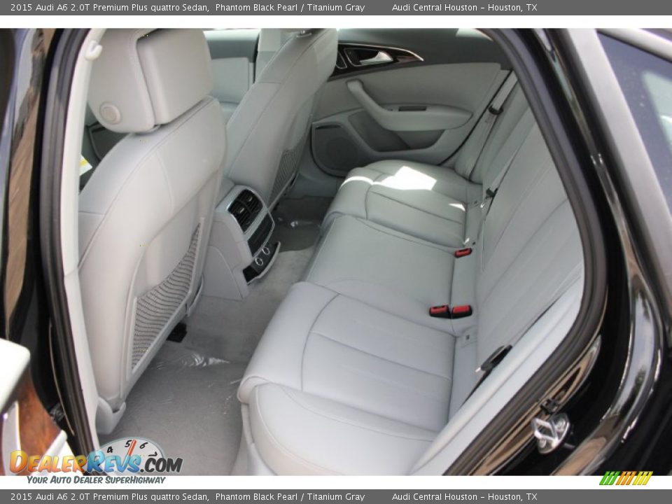 2015 Audi A6 2.0T Premium Plus quattro Sedan Phantom Black Pearl / Titanium Gray Photo #26