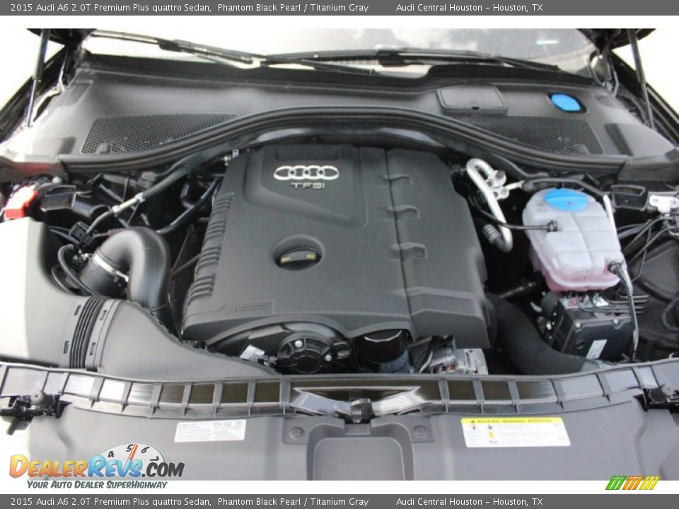 2015 Audi A6 2.0T Premium Plus quattro Sedan Phantom Black Pearl / Titanium Gray Photo #30