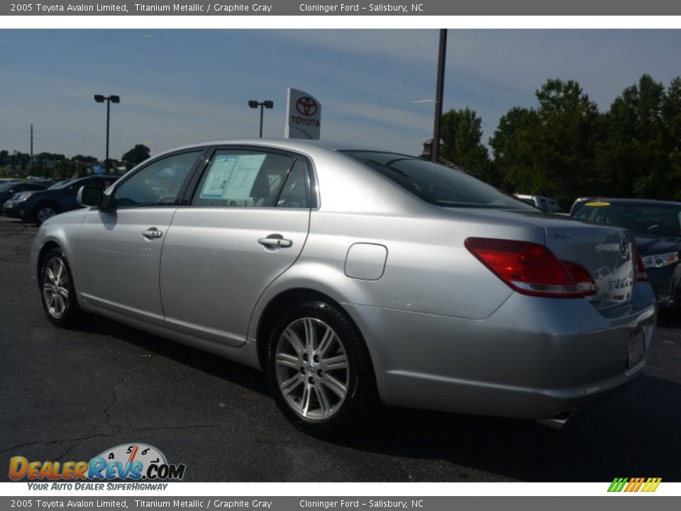 2005 Toyota Avalon Limited Titanium Metallic / Graphite Gray Photo #32