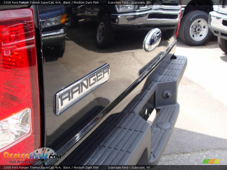 2006 Ford Ranger Tremor SuperCab 4x4 Black / Medium Dark Flint Photo #9