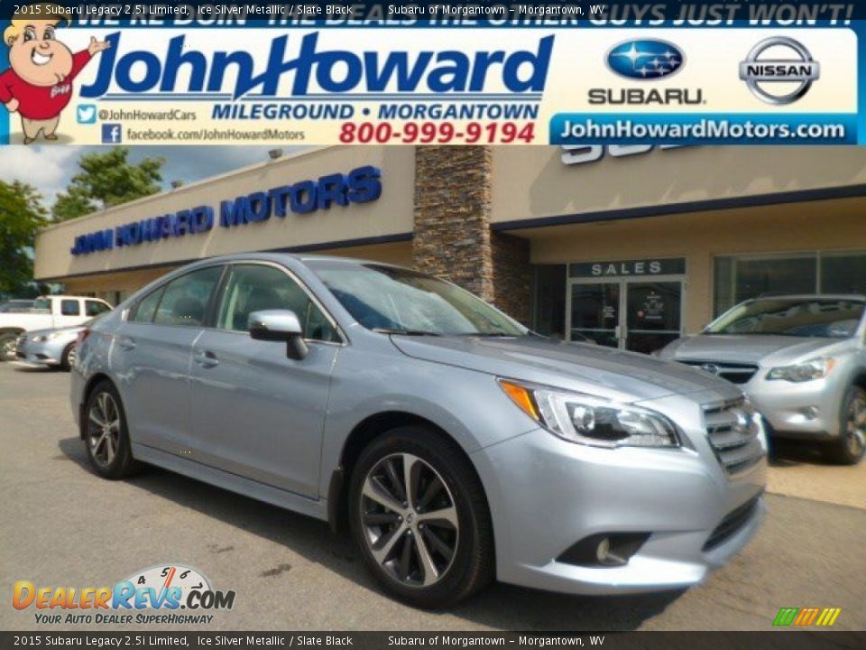 2015 Subaru Legacy 2.5i Limited Ice Silver Metallic / Slate Black Photo #1