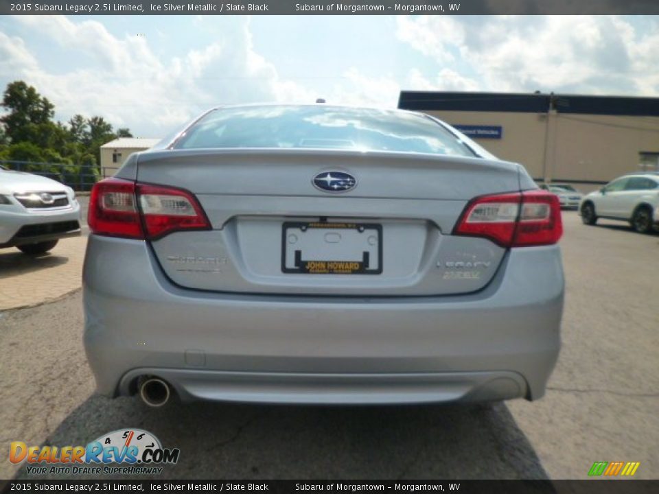 2015 Subaru Legacy 2.5i Limited Ice Silver Metallic / Slate Black Photo #6