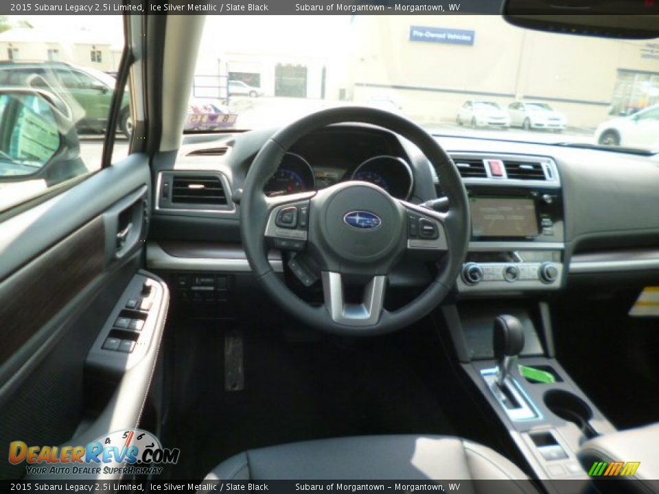 2015 Subaru Legacy 2.5i Limited Ice Silver Metallic / Slate Black Photo #13