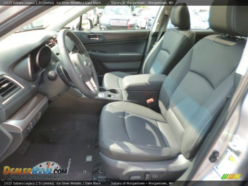 2015 Subaru Legacy 2.5i Limited Ice Silver Metallic / Slate Black Photo #14