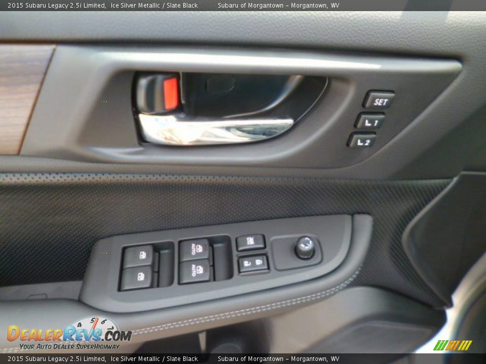 2015 Subaru Legacy 2.5i Limited Ice Silver Metallic / Slate Black Photo #16