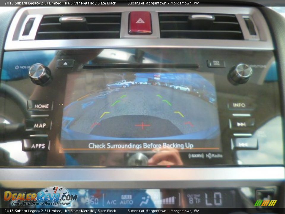 2015 Subaru Legacy 2.5i Limited Ice Silver Metallic / Slate Black Photo #18