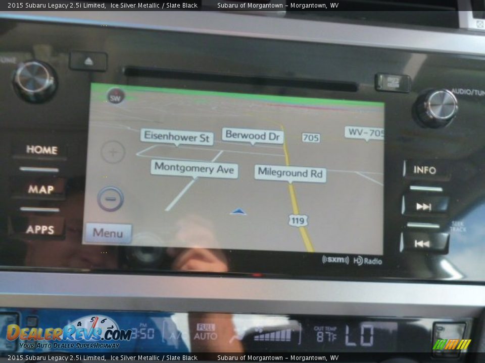 2015 Subaru Legacy 2.5i Limited Ice Silver Metallic / Slate Black Photo #19