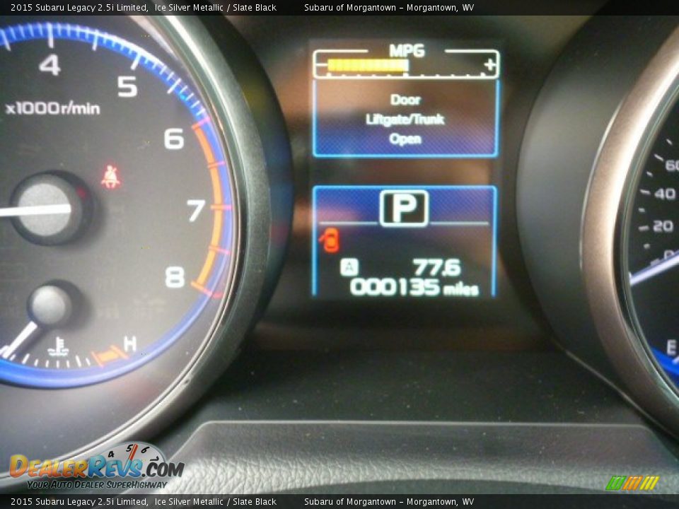 2015 Subaru Legacy 2.5i Limited Ice Silver Metallic / Slate Black Photo #20