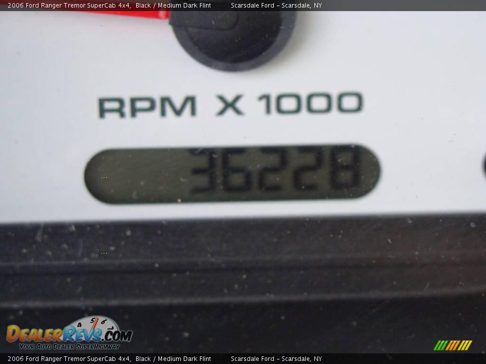 2006 Ford Ranger Tremor SuperCab 4x4 Black / Medium Dark Flint Photo #22