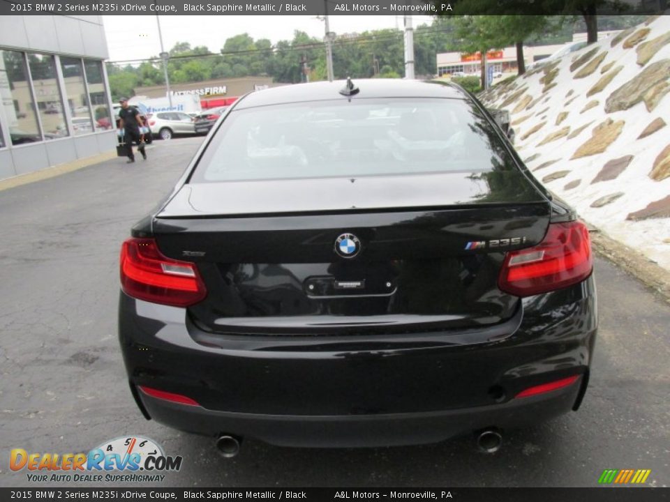 2015 BMW 2 Series M235i xDrive Coupe Black Sapphire Metallic / Black Photo #5