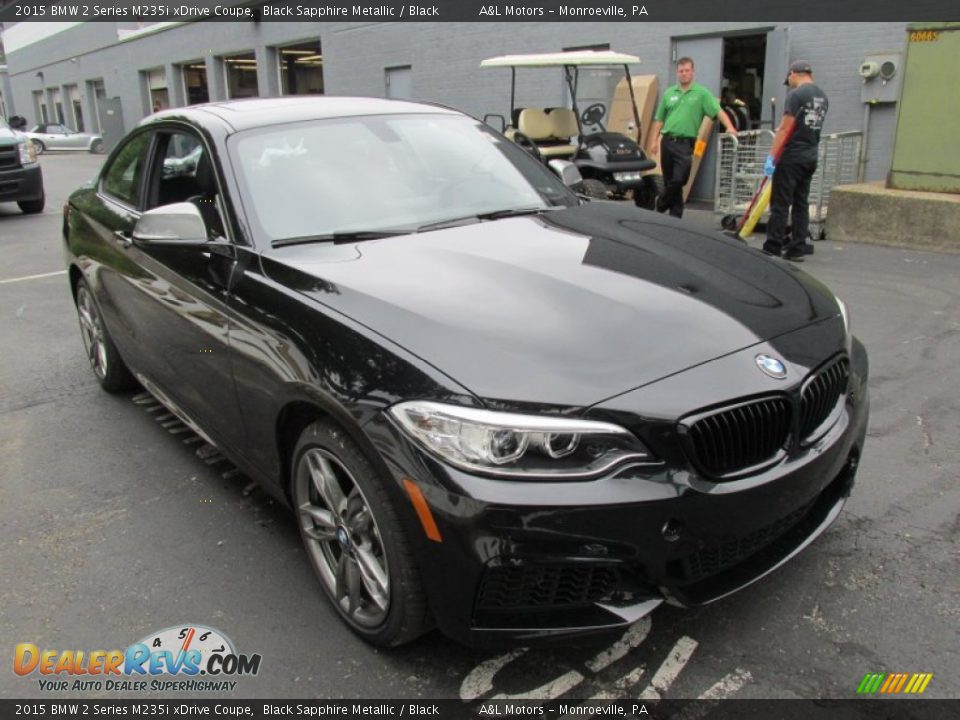 2015 BMW 2 Series M235i xDrive Coupe Black Sapphire Metallic / Black Photo #7