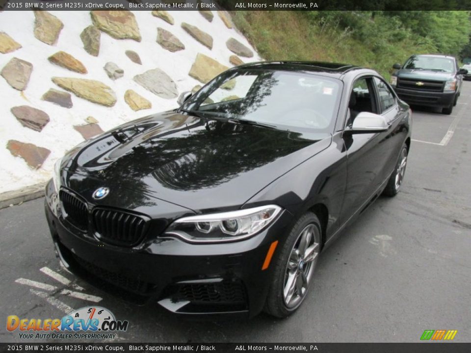 2015 BMW 2 Series M235i xDrive Coupe Black Sapphire Metallic / Black Photo #9