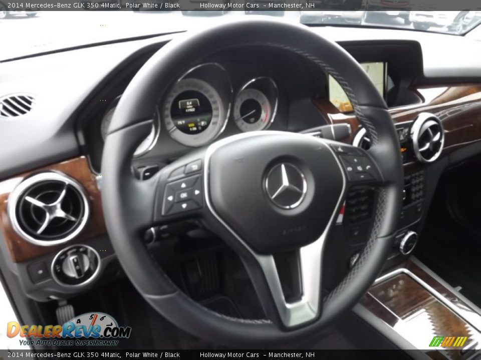 2014 Mercedes-Benz GLK 350 4Matic Polar White / Black Photo #17