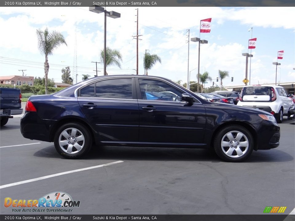 2010 Kia Optima LX Midnight Blue / Gray Photo #2