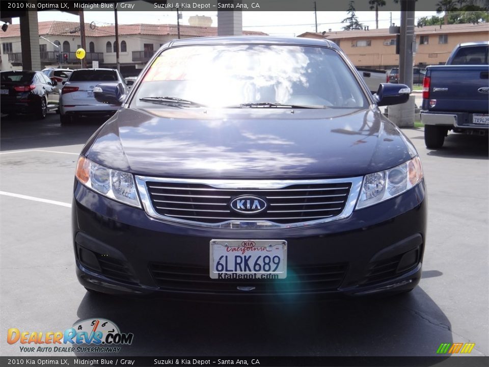 2010 Kia Optima LX Midnight Blue / Gray Photo #7