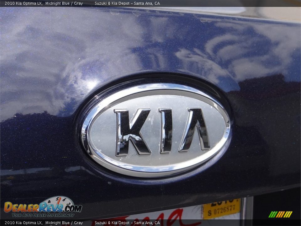 2010 Kia Optima LX Midnight Blue / Gray Photo #9