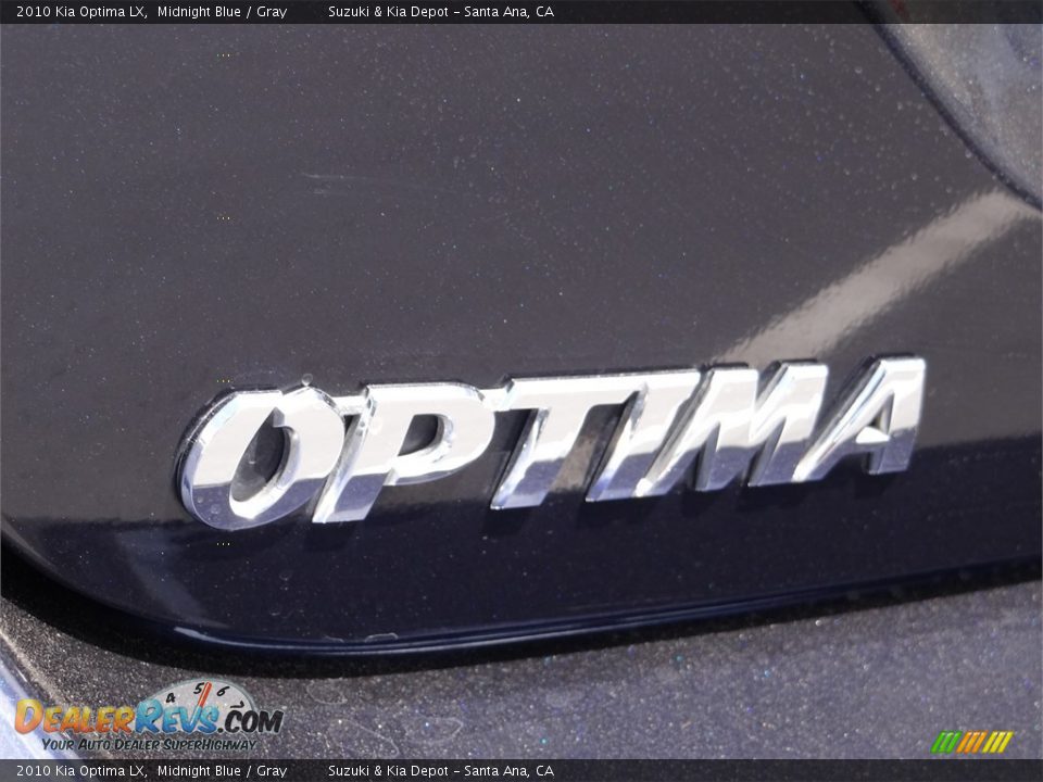 2010 Kia Optima LX Midnight Blue / Gray Photo #10