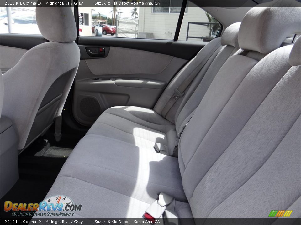 2010 Kia Optima LX Midnight Blue / Gray Photo #11